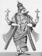 India: Third Avatar (incarnation) of Vishnu as Varaaha, the boar (Pierre Sonnerat, 1782).
